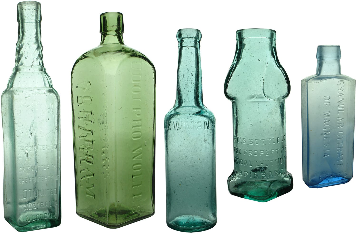 Collection Antique Bottles