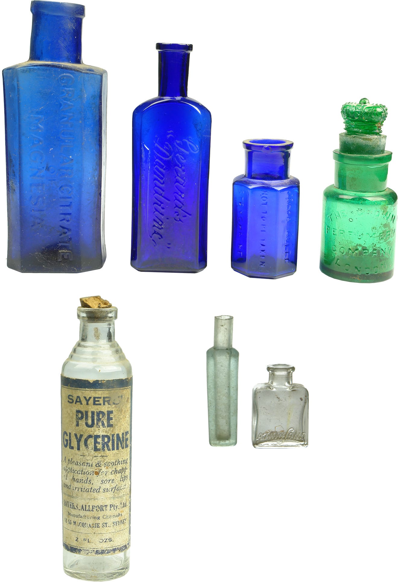 Collection Antique Bottles