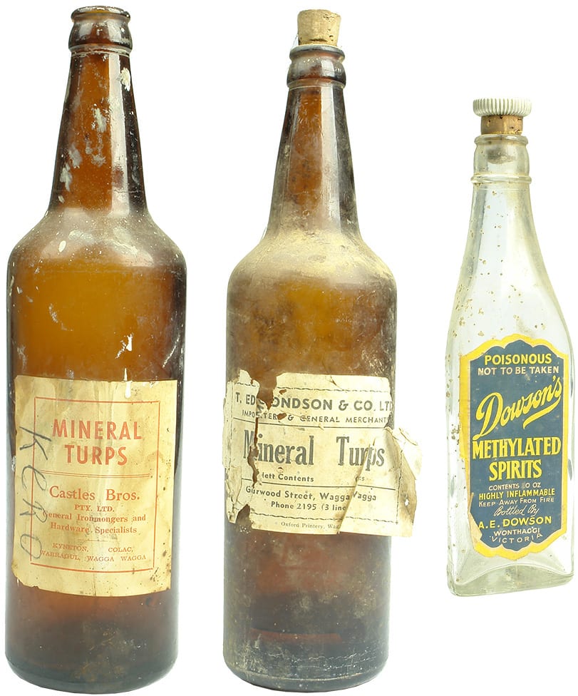 Collection Antique Bottles