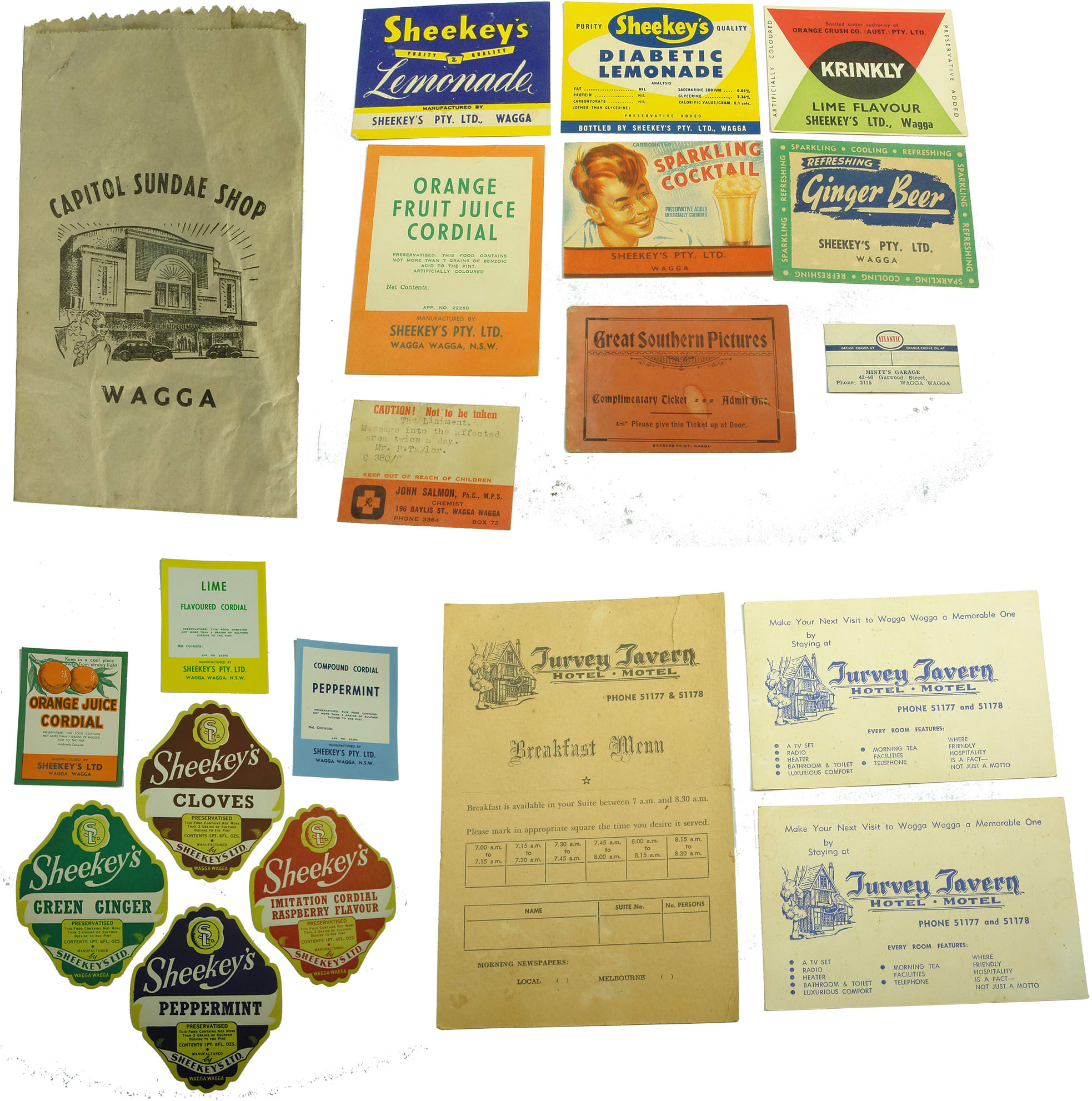 Antique Wagga Wagga Ephemera