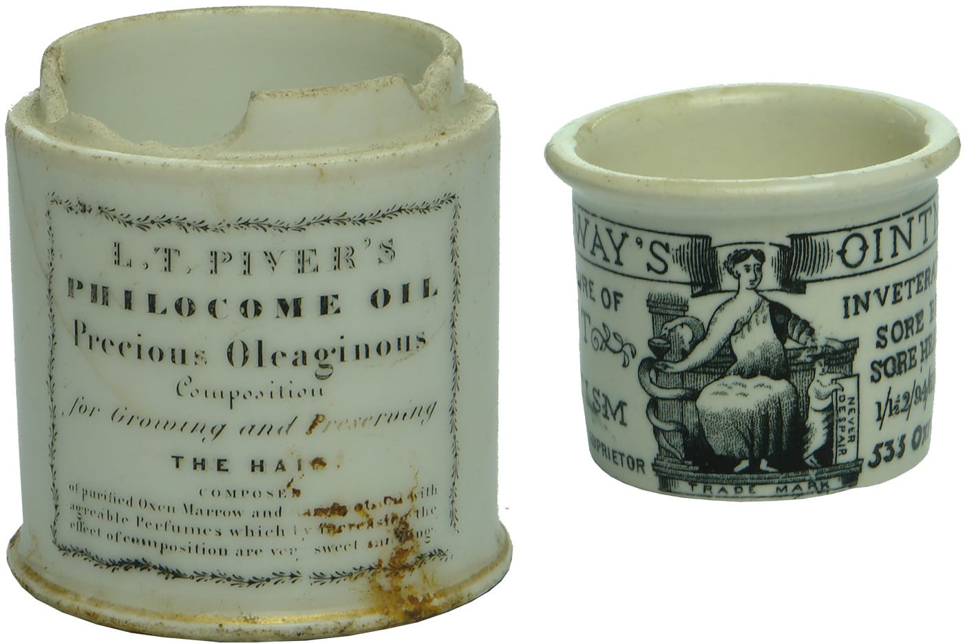 Antique Ointment Pots