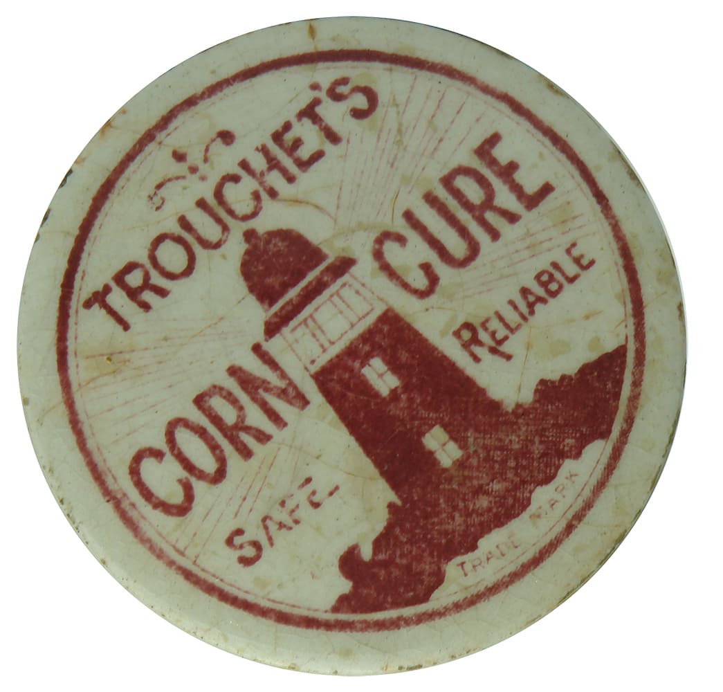 Trouchet's Corn Cure Pot Lid