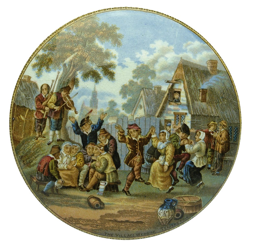 The Village Wedding Teniers Pinx Pratt Pot lid