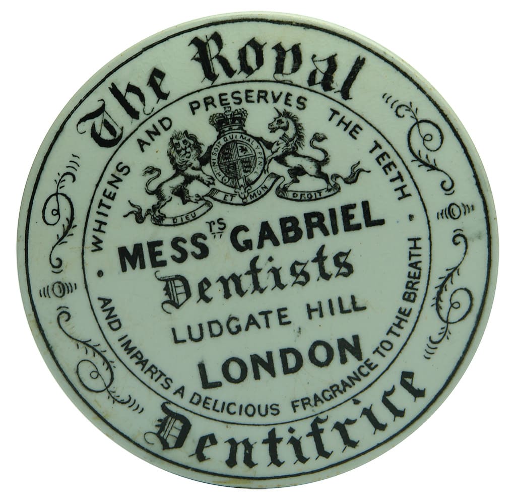 Royal Dentifrice Gabriel London Pot Lid