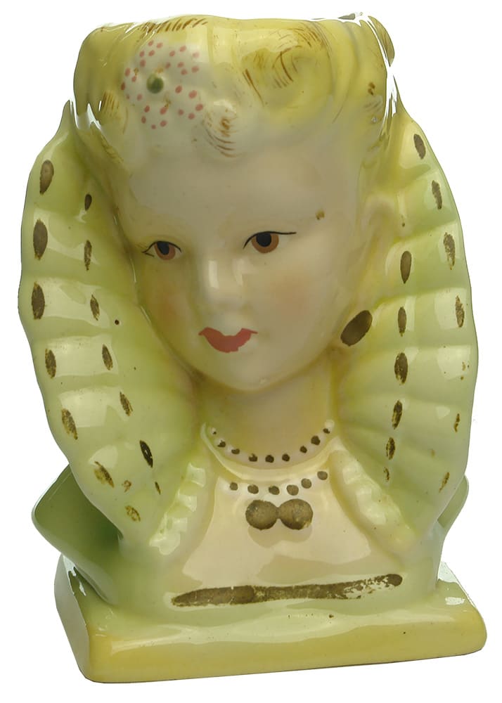 Lady Head Hat Pin Holder