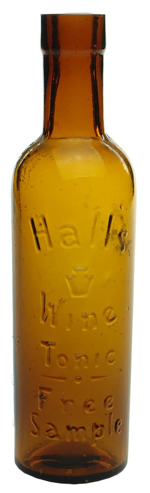 Hall's Wine Sample Bottle