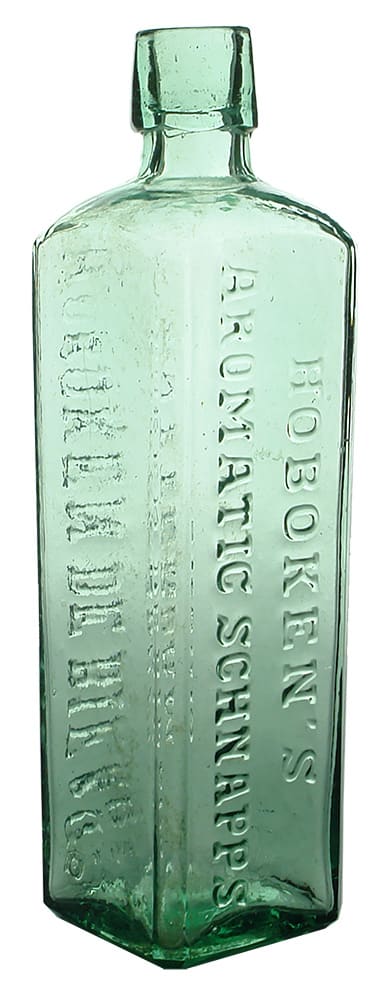 Hoboken's Aromatic Schnapps Antique Bottle
