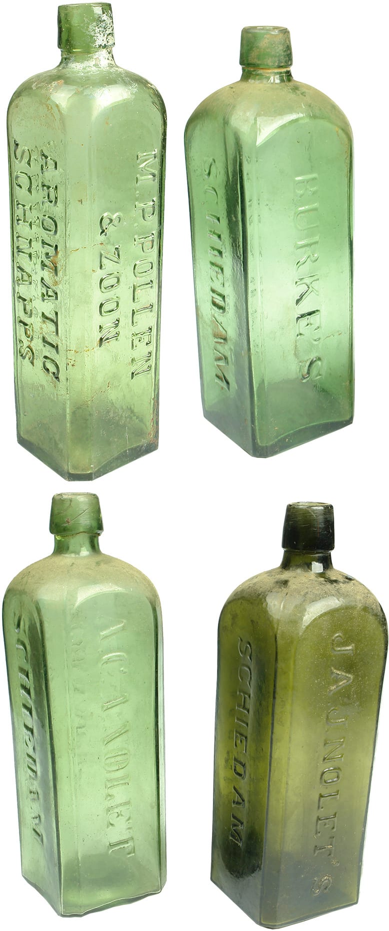 Antique Schnapps Bottles