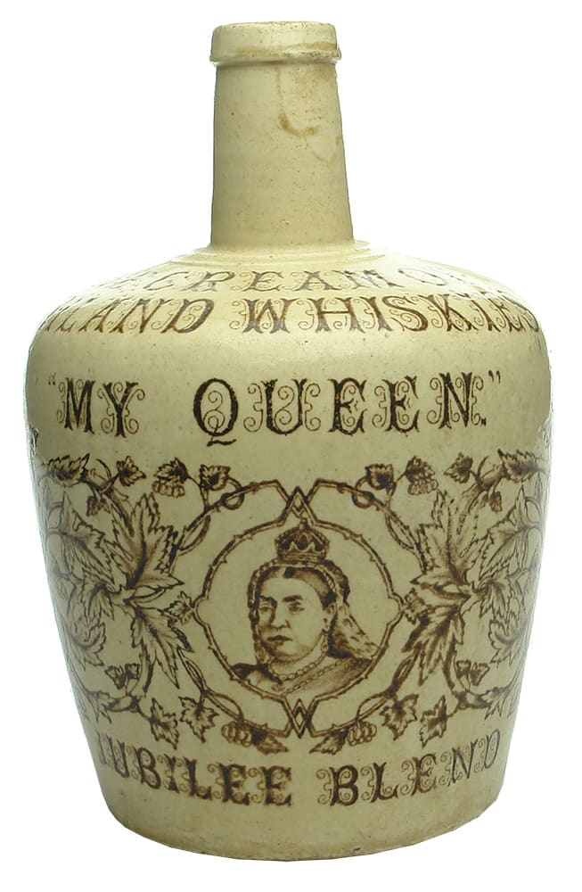 My Queen Thom Cameron Glasgow Whisky Jug