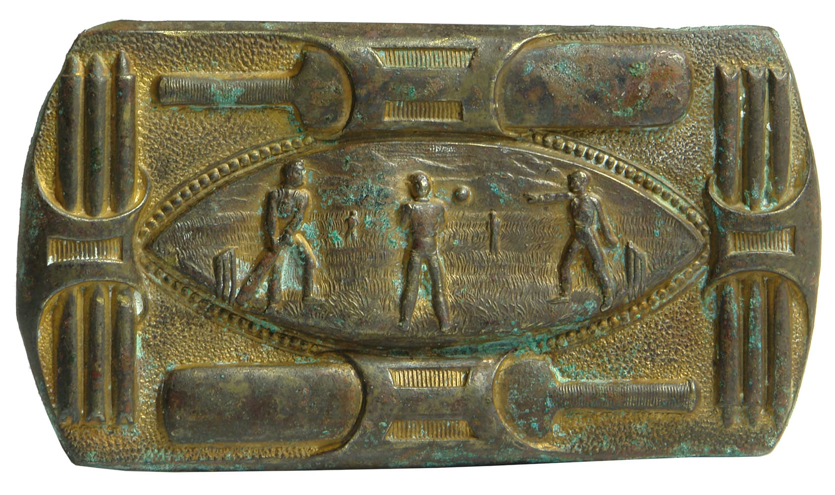 Old Cricket Brass Antique Belt Sash Buckle