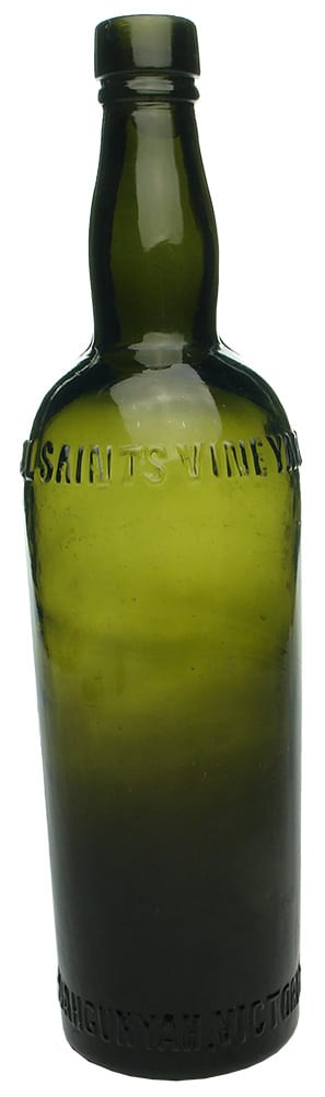 All Saints Vineyard Wahgunyah Wine Bottle