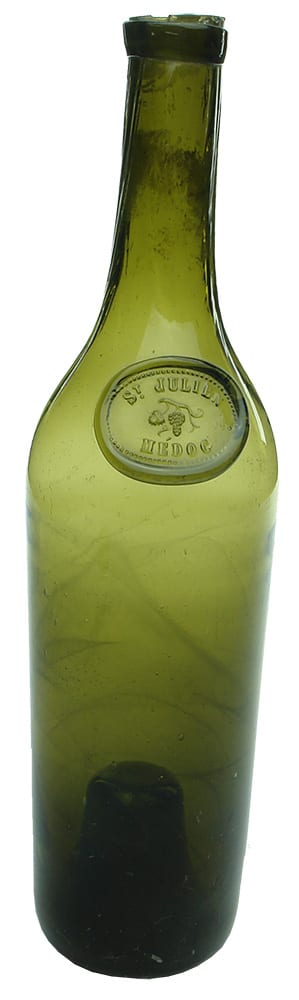 St Julien Medoc Sealed Wine Bottle
