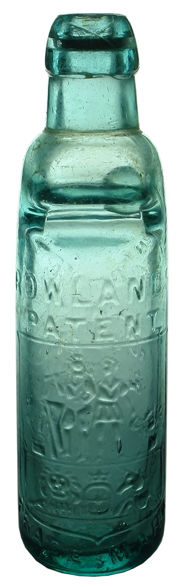 Rowlands Patent Ballarat Melbourne Old Bottle