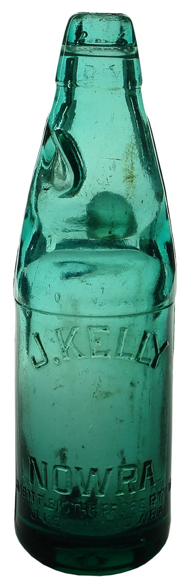 Kelly Nowra Green Glass Codd Bottle