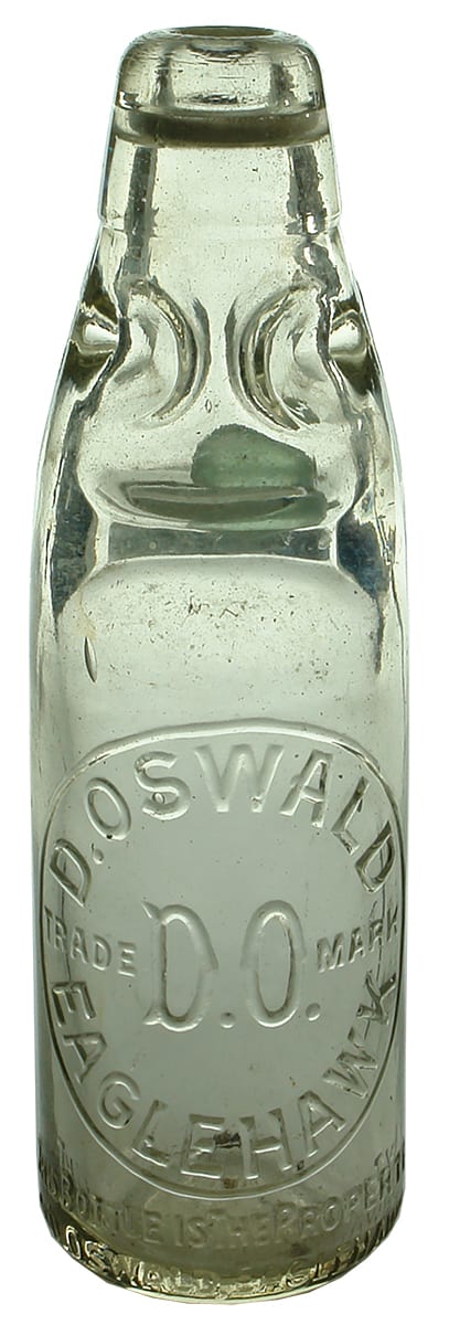 Oswald Eaglehawk Vintage Codd Marble Bottle