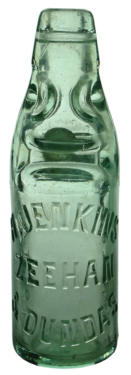 Jenkins Zeehan Dundas Old Codd Marble Bottle