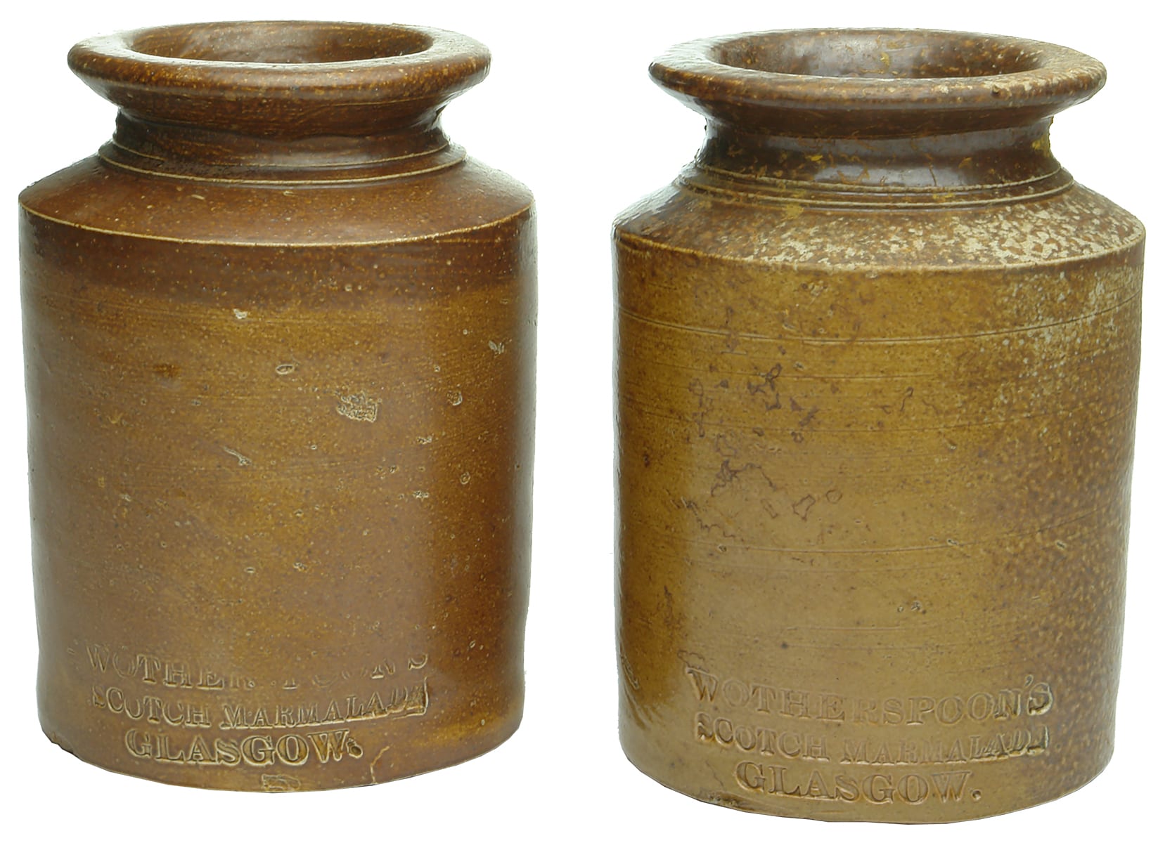 Wotherspoon's Scotch Marmalade Stoneware Jars