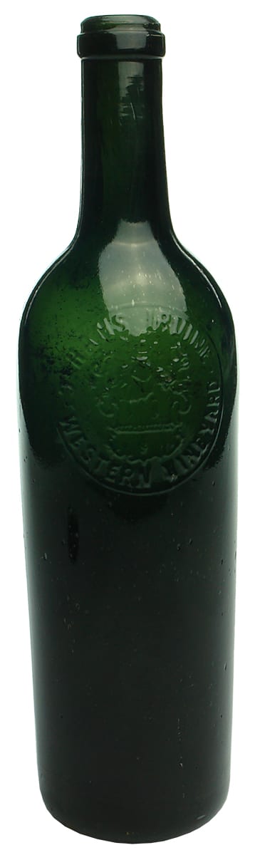Hans Irvine Great Western Vineyard Glass Bottle