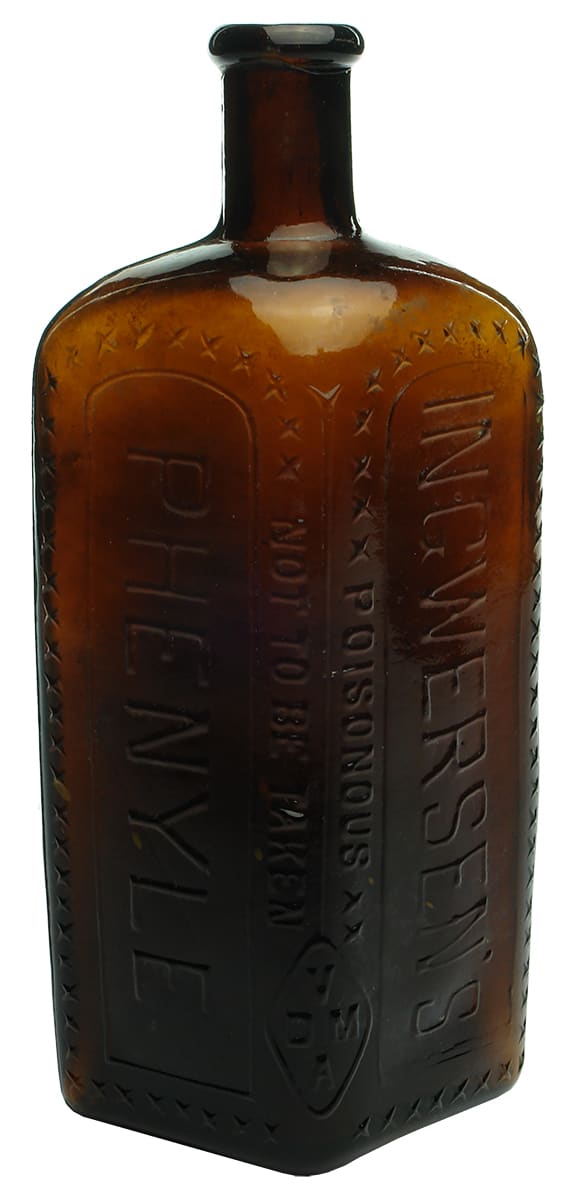 Ingwersen's Amber Phenyle Poison Bottle