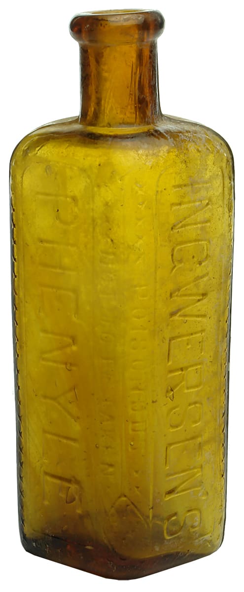Ingwersen's Phenyle Amber Poison Bottle