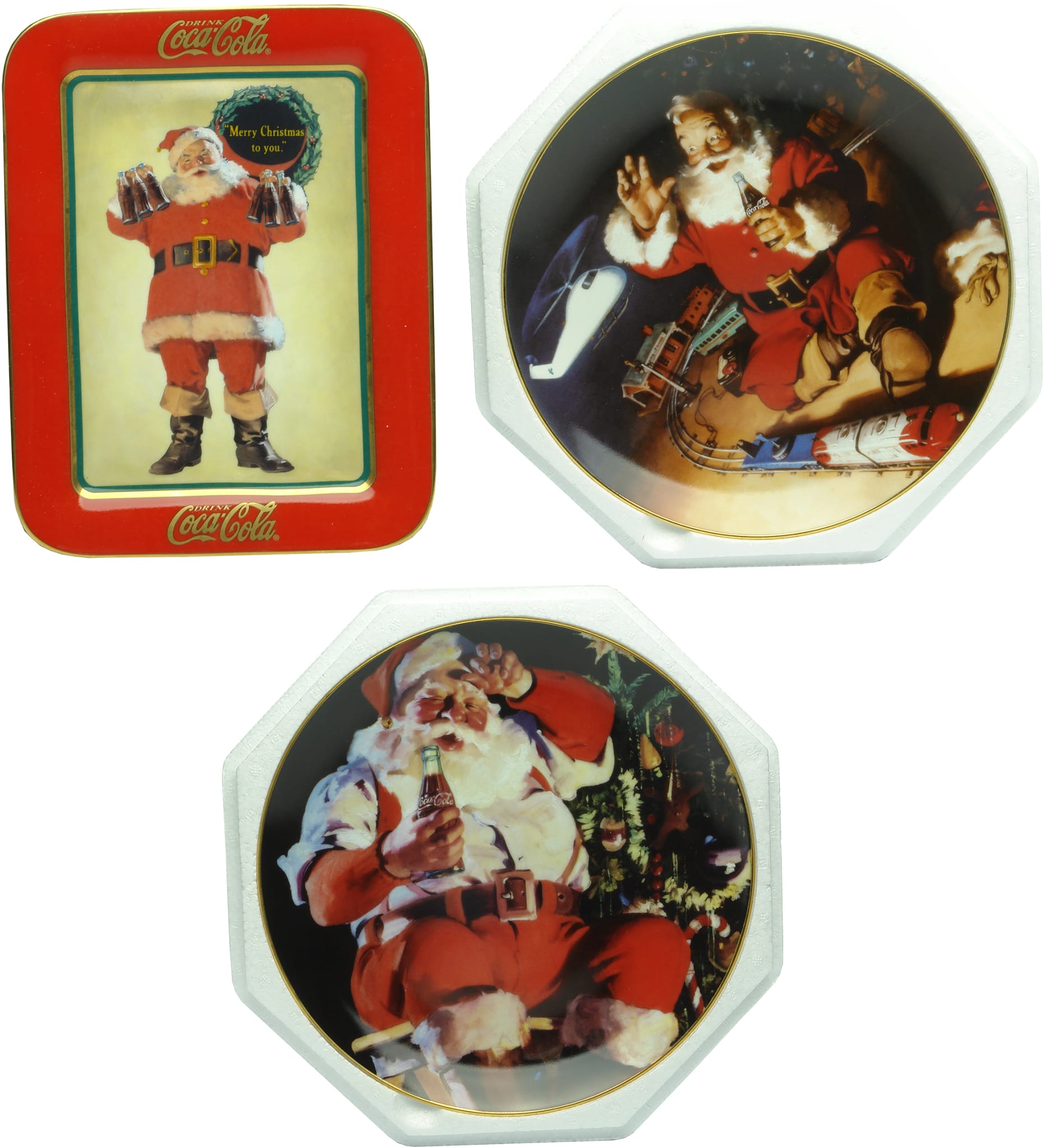 Coca Cola Commemorative Plates