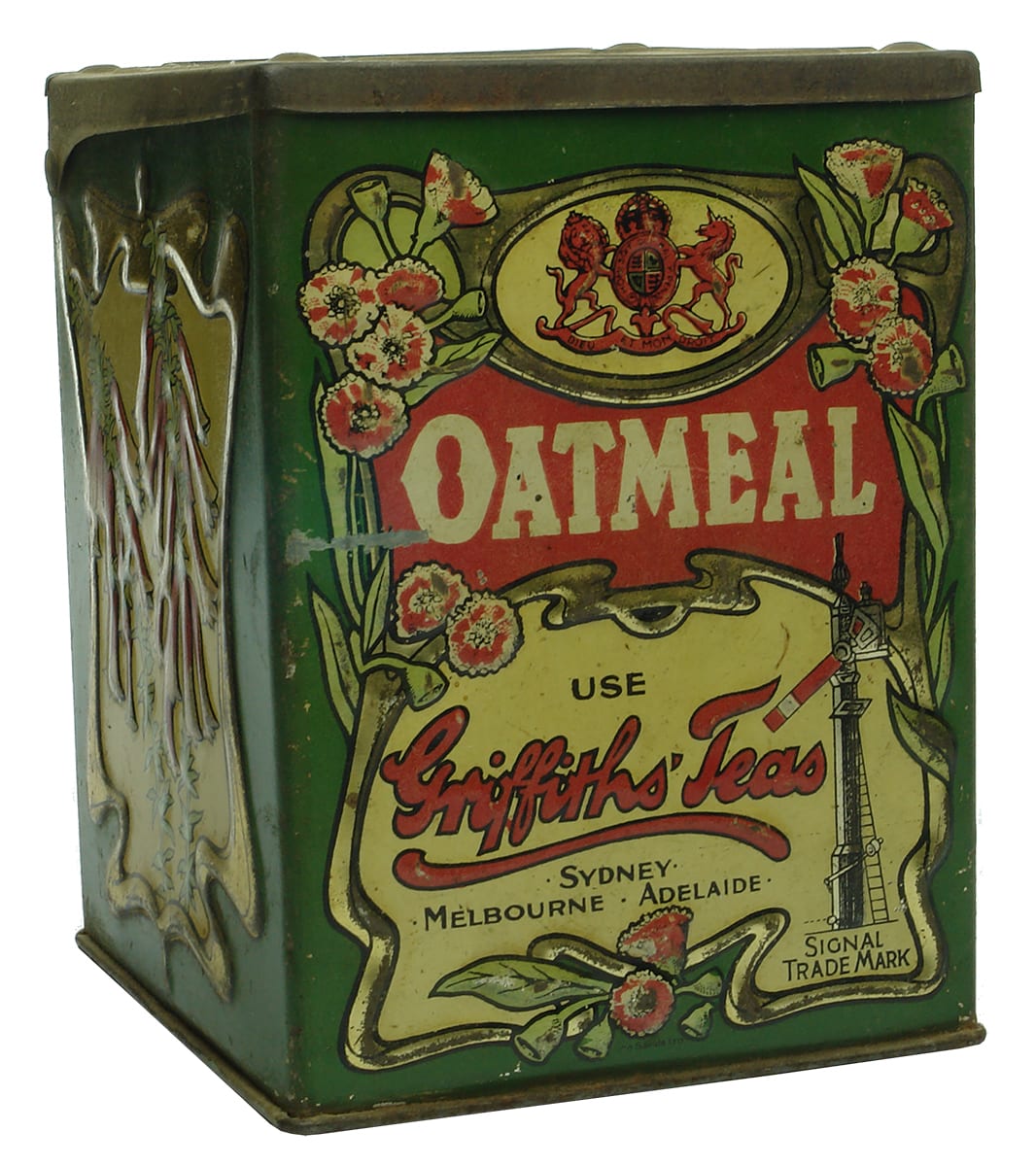 Griffith's Tea Tin Signal Oatmeal