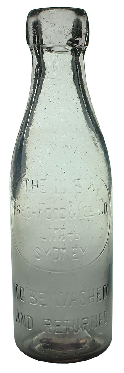 NSW Fresh Food Ice Sydney Milk Bottle