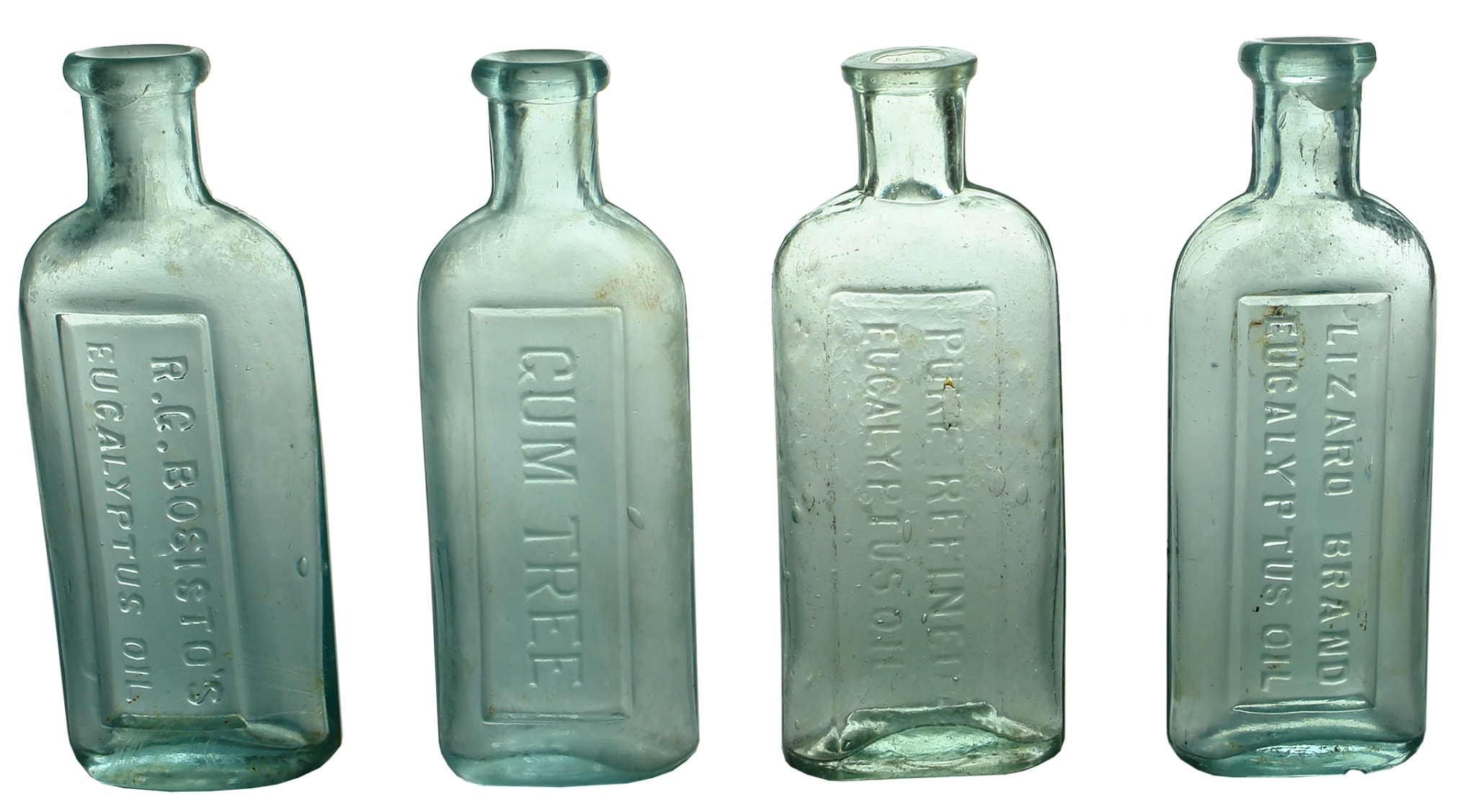 Old Antique Eucalyptus Oil Bottles