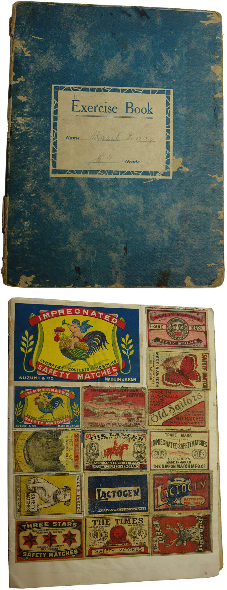 Collection early Matchbox Labels