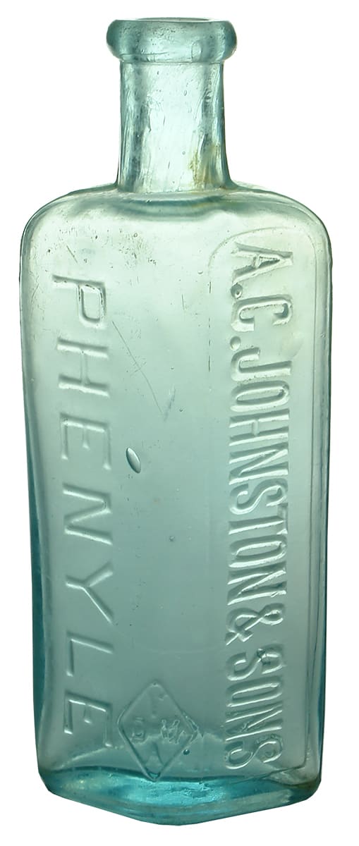 Johnston Phenyle Antique Poison Bottle