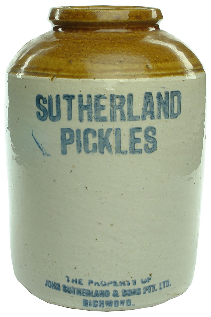Sutherland Pickles Richmond Printed Jar