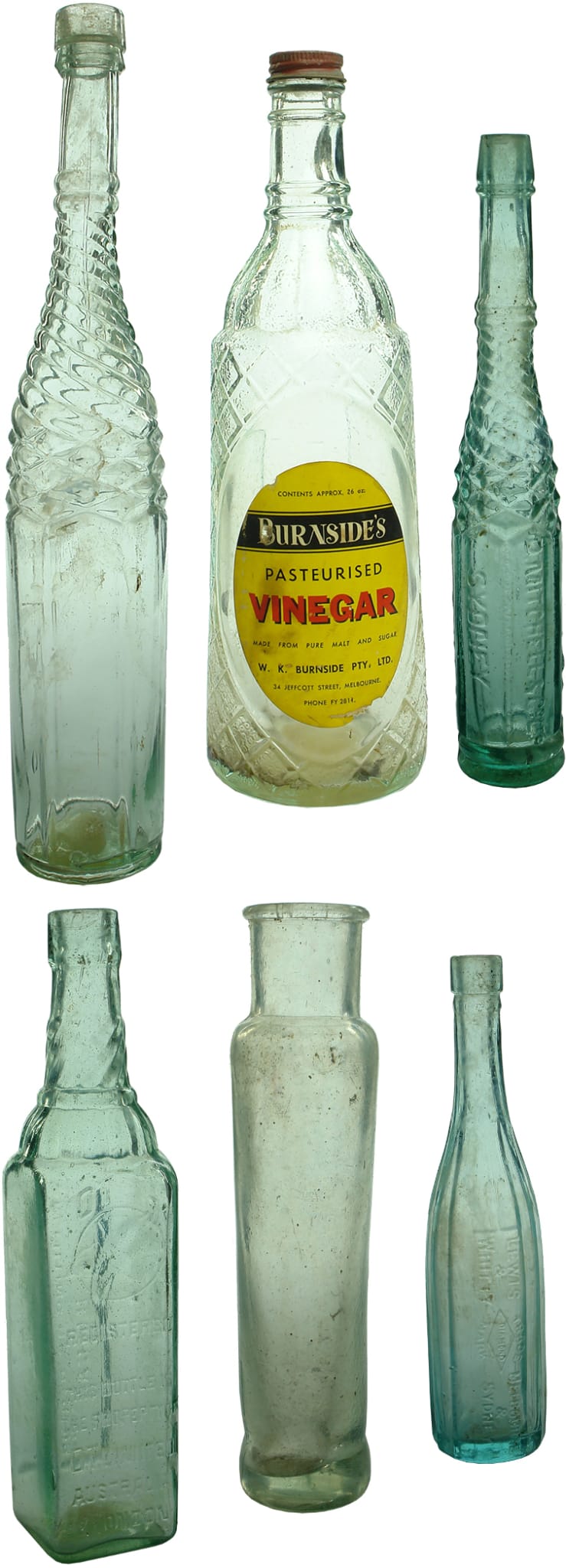 Antique Old Household Bottles