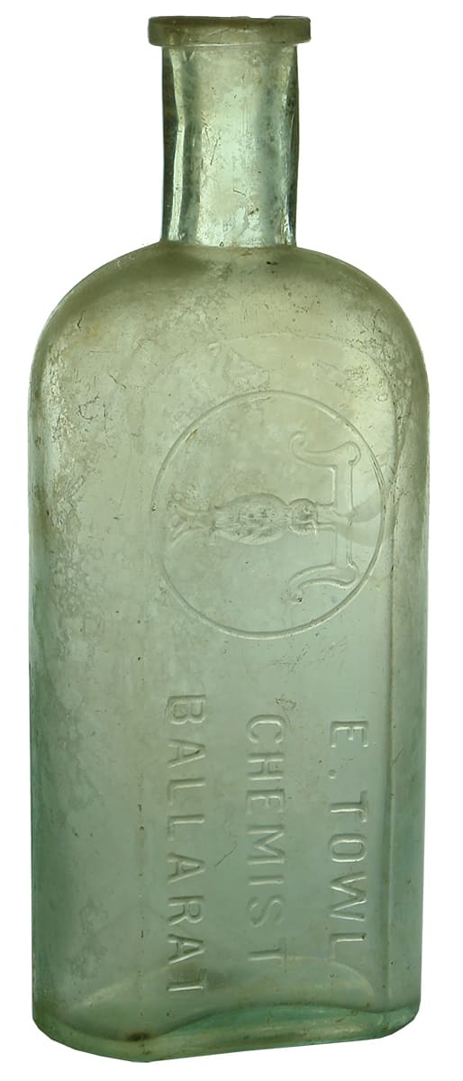 Towl Ballarat Antique Chemist Bottle