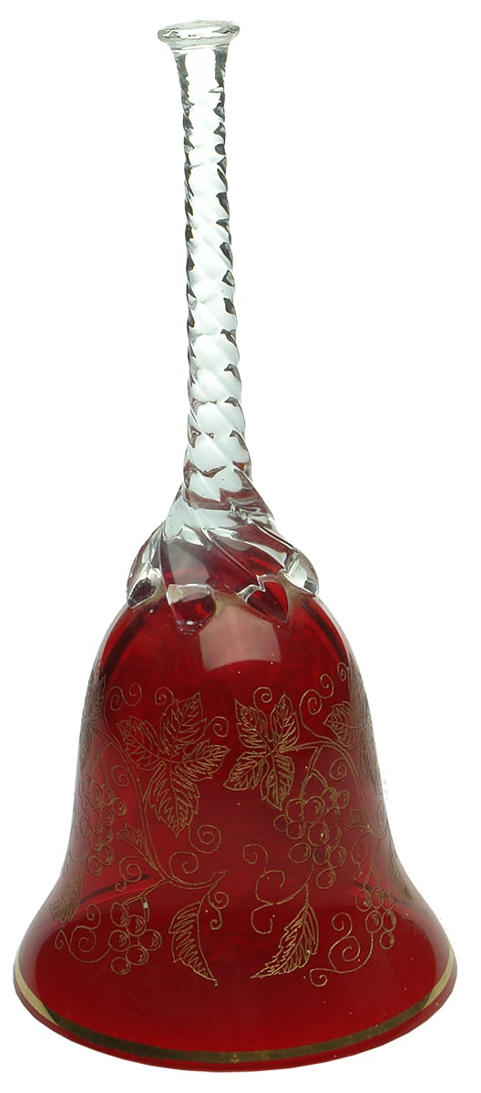 Red Glass Bell