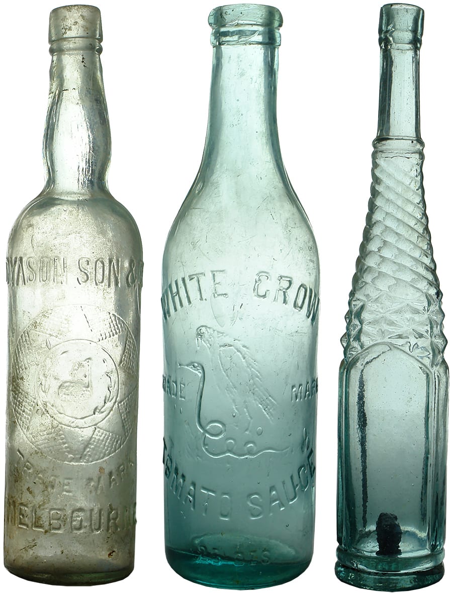 Antique Old Household Bottles