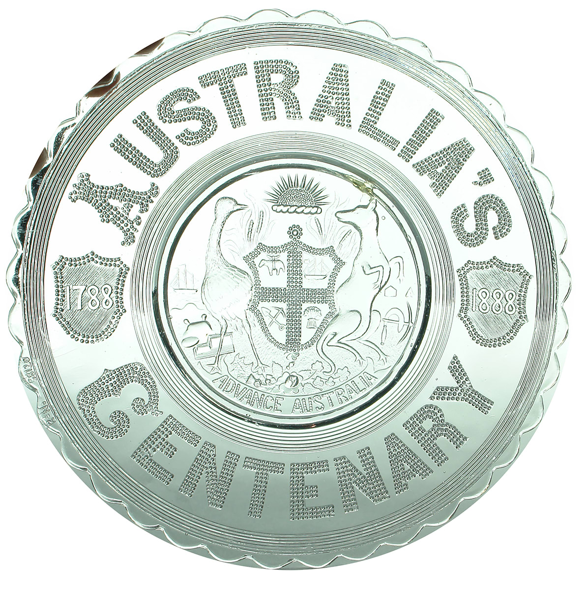 Australia's Centenary 1888 Glass Plate