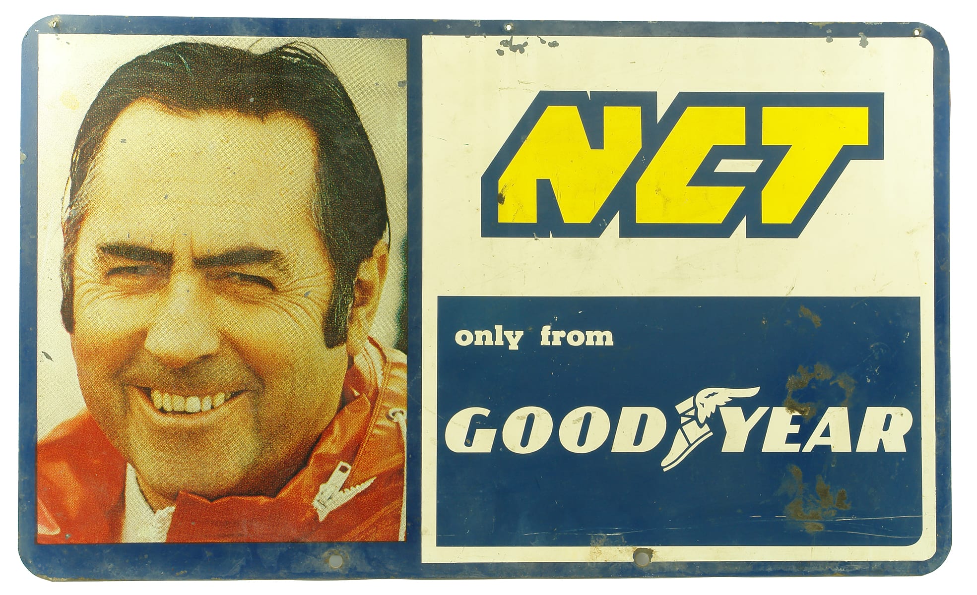 Goodyear Jack Brabham Advertising Sign