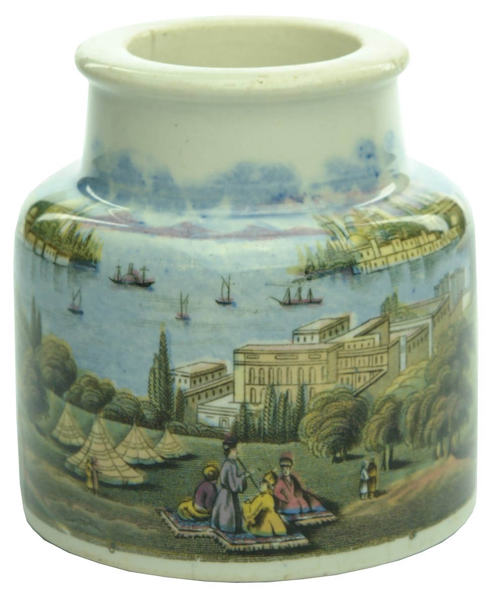 Constantinople Prattware Pot