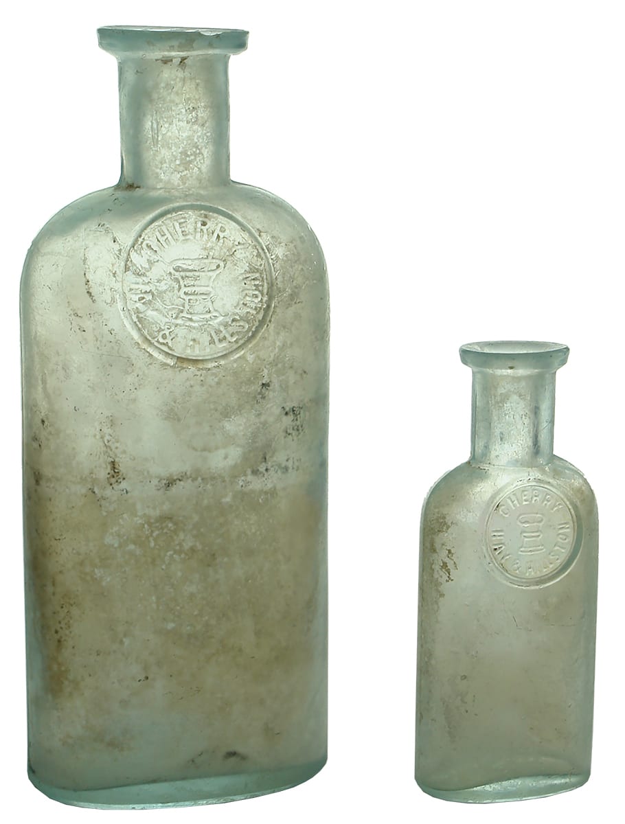 Old Antique Chemist Medicine Bottles