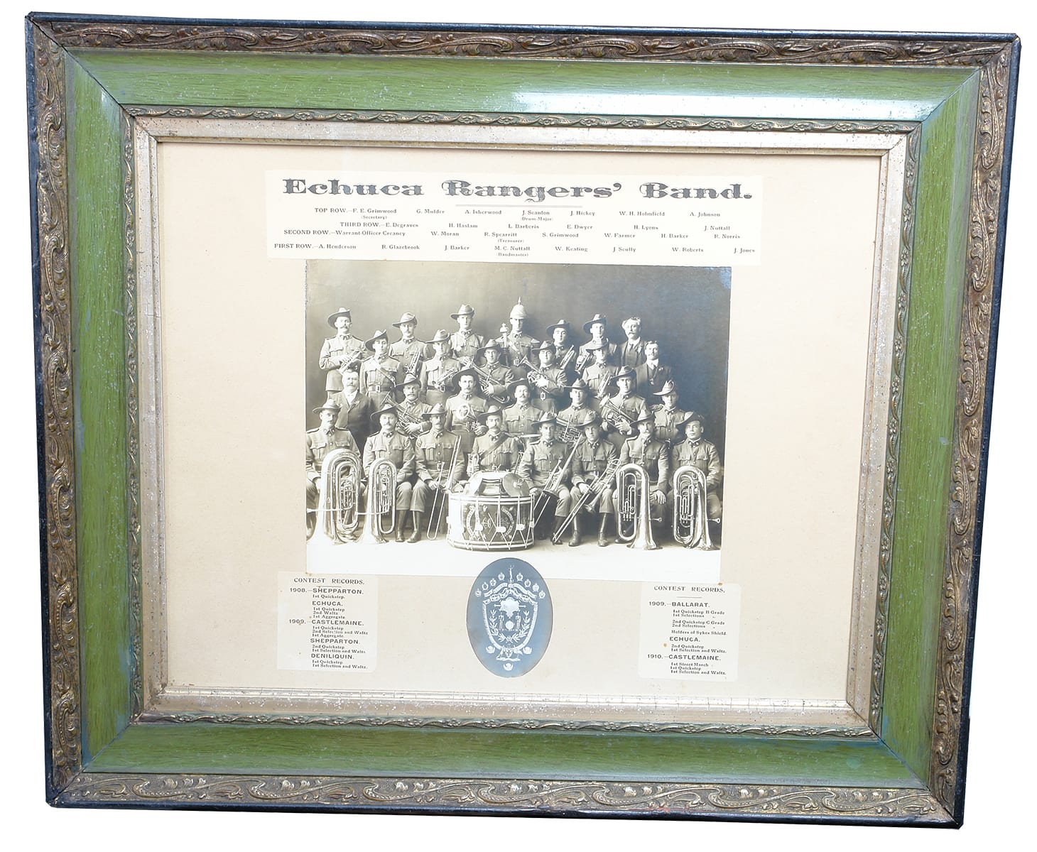 Echuca Rangers Band Framed Photograph
