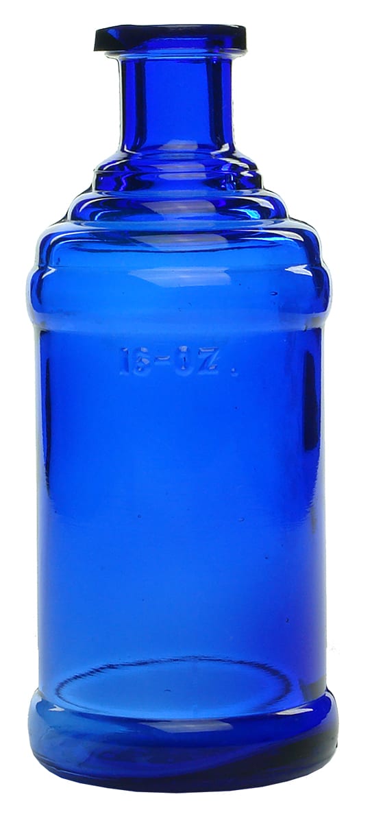 Cobalt Blue Glass Master Ink Bottle