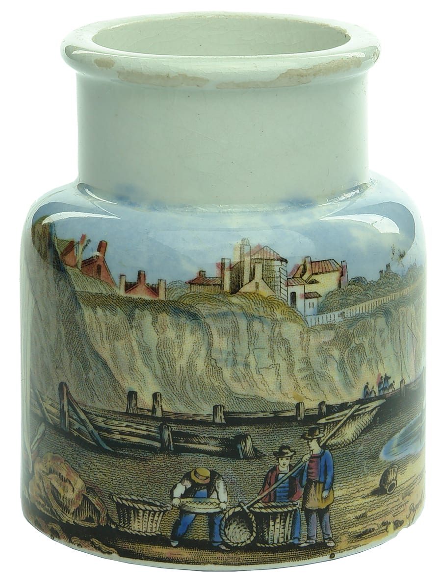 Pegwell Bay Prattware Pot