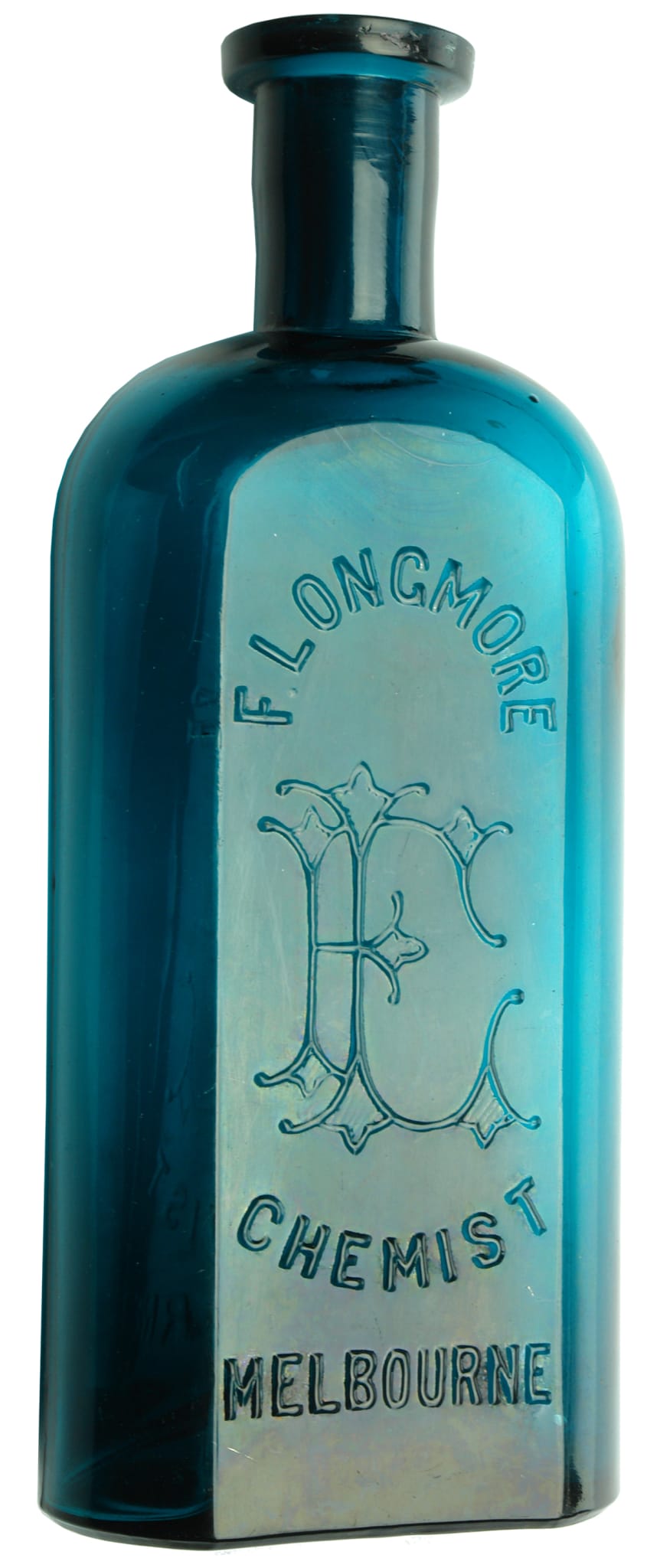 Longmore Chemist Melbourne Green Medicine Bottle