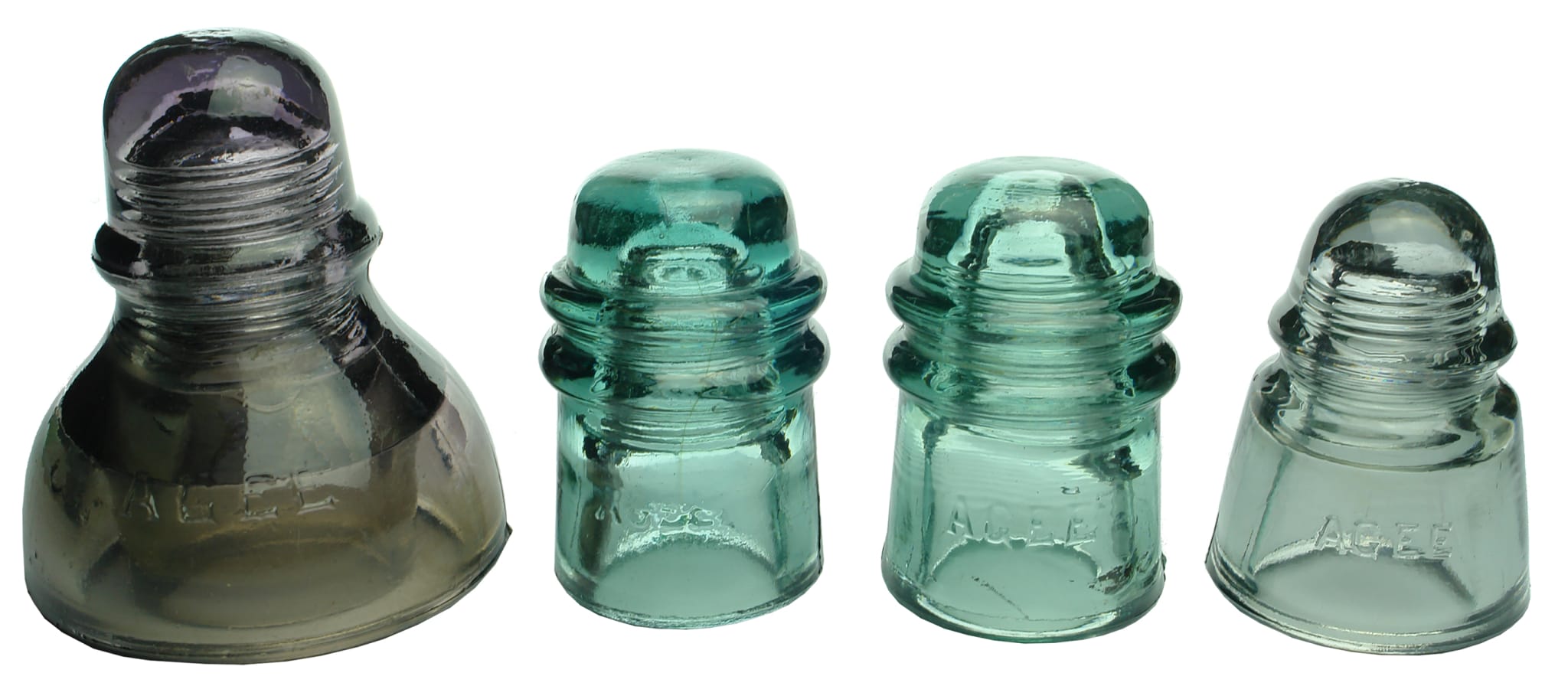 Old Vintage Glass Insulators