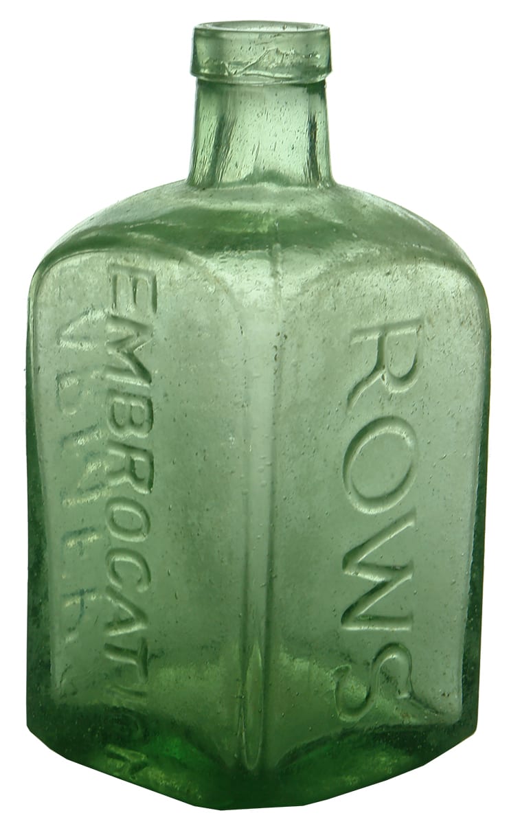 Rows Embrocation Farmer's Friend Green Bottle