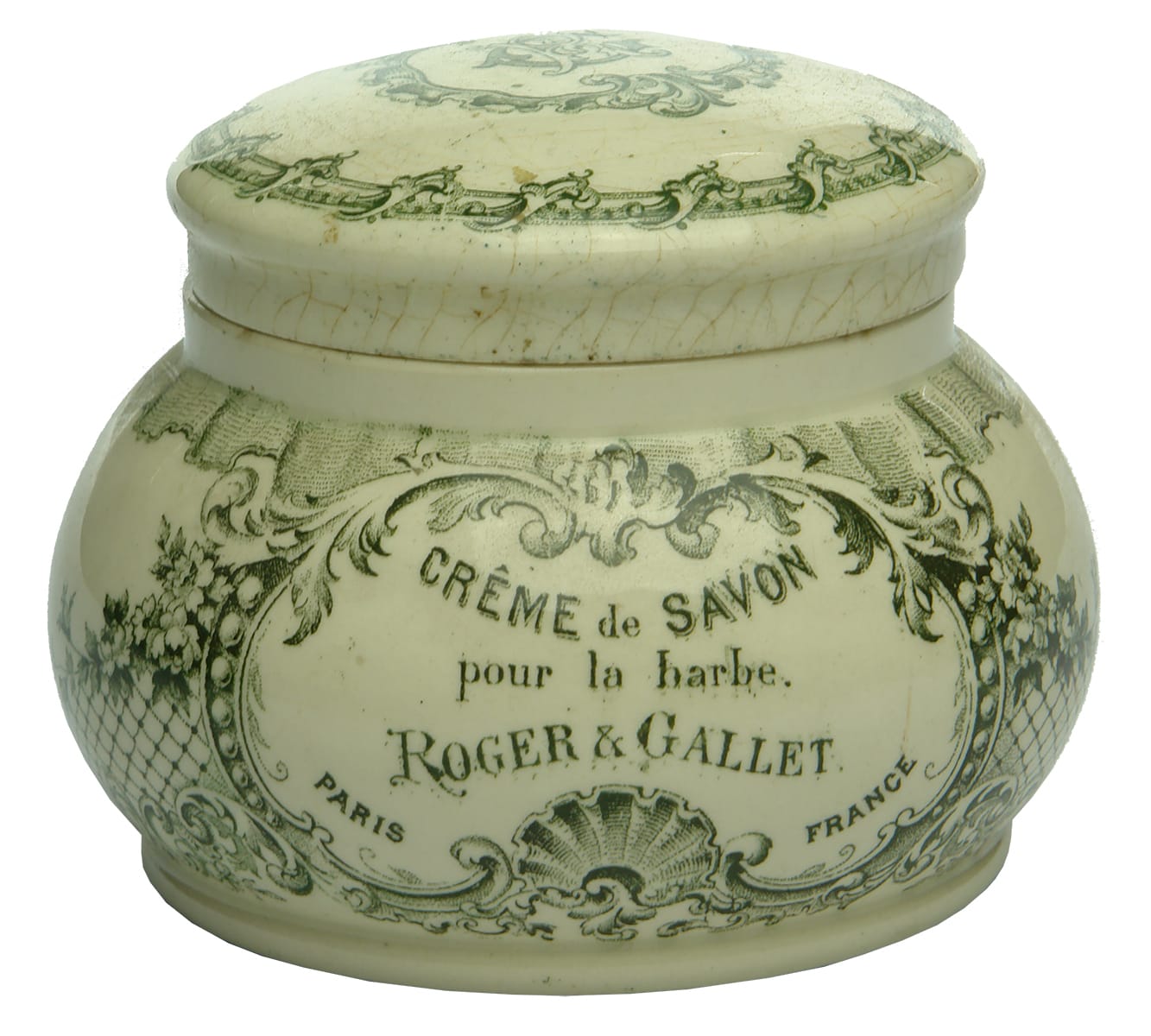 Roger Gallet Paris Shaving Cream Jar