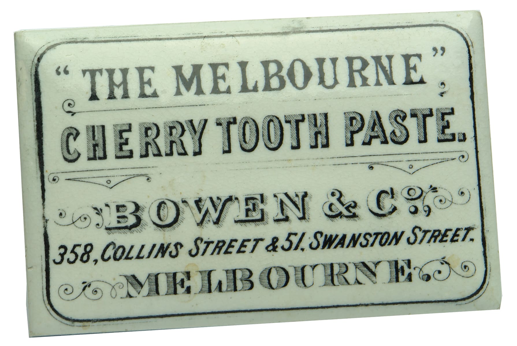 Melbourne Cherry Tooth Paste Bowen Chemists Pot Lid