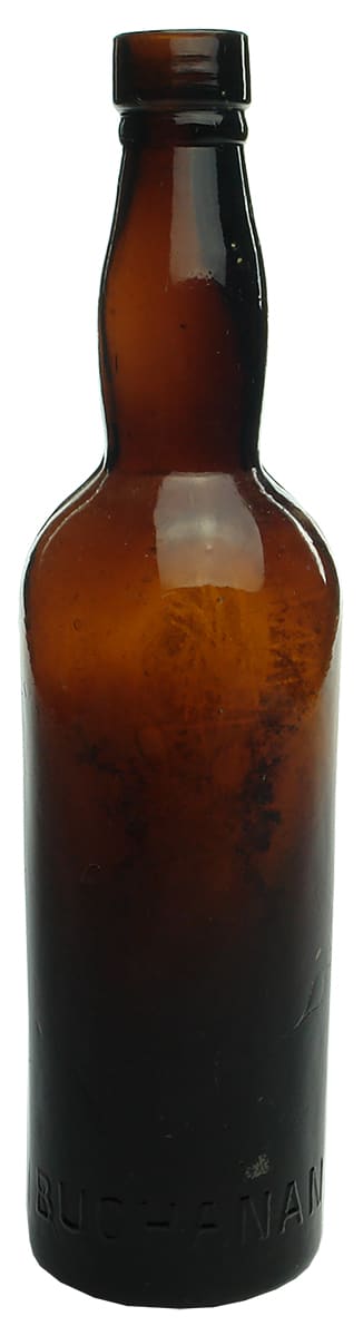 Buchanan Amber glass bottle
