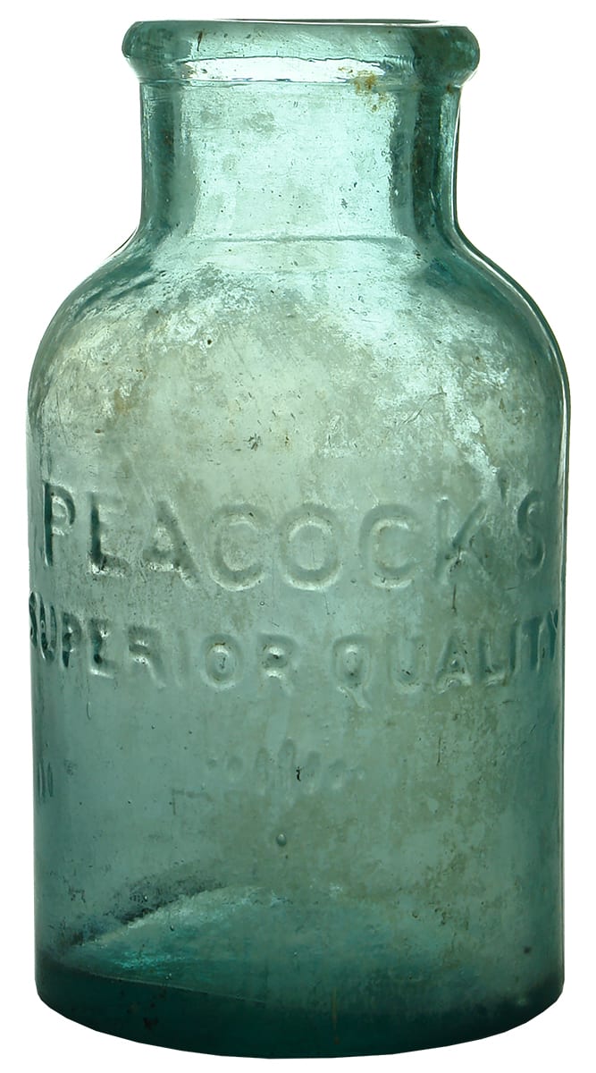 Peacock's Superior Quality jam Jar