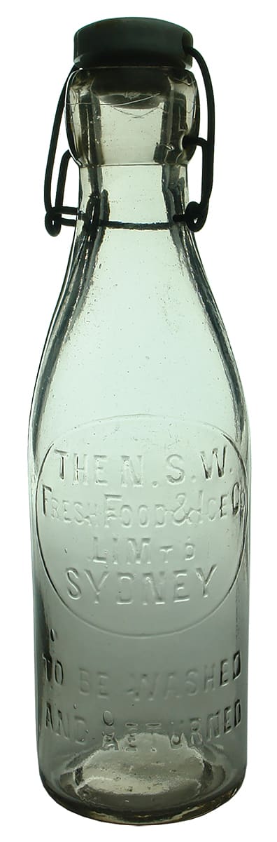 NSW Fresh Food ice Sydney Milk Bottle